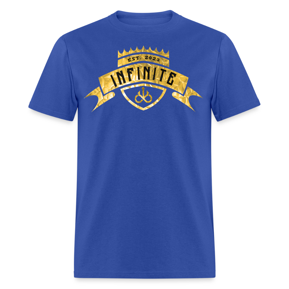 Crowned Jewel GOLD T-Shirt - royal blue
