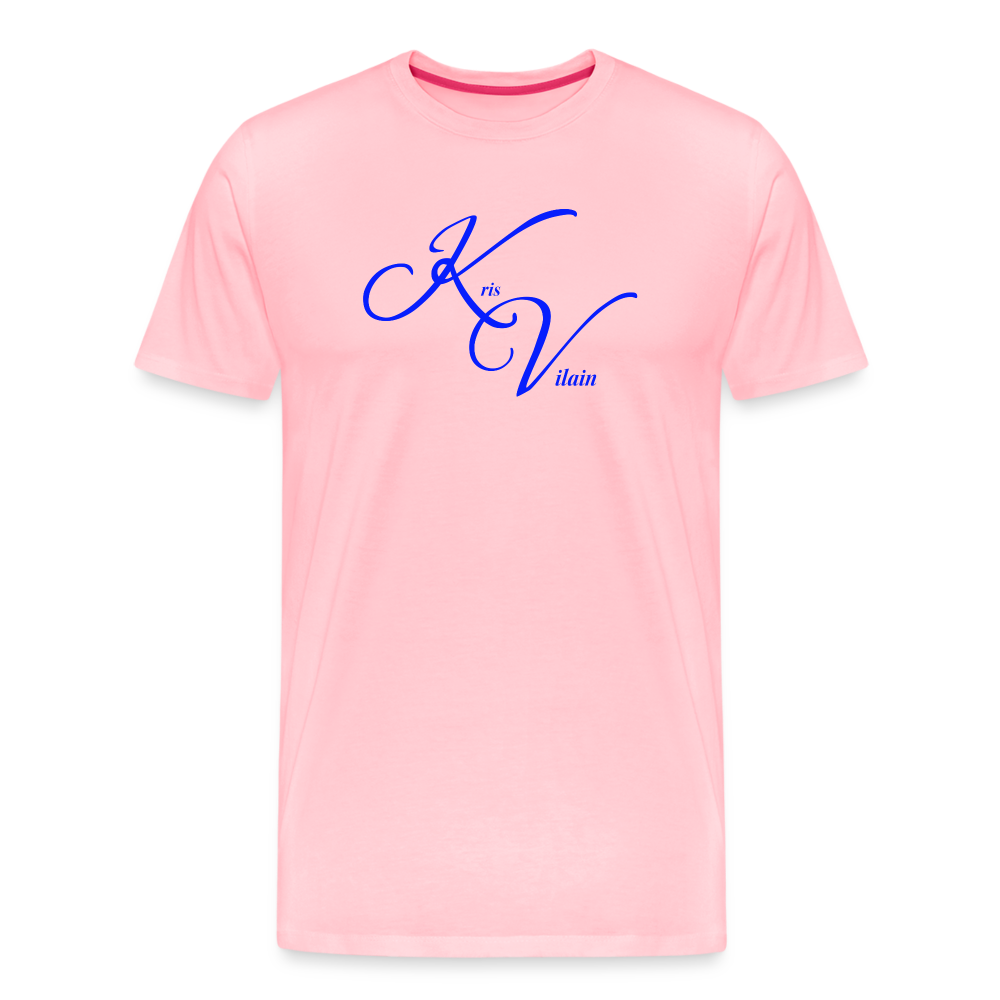 Kris Vilain Blue Print Tee - pink