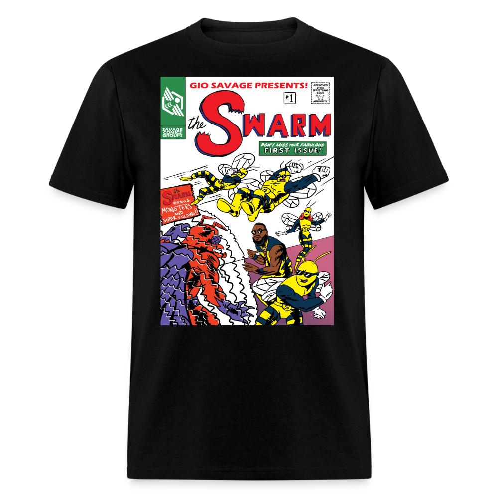 Gio Savage Swarm Poster Tee - black