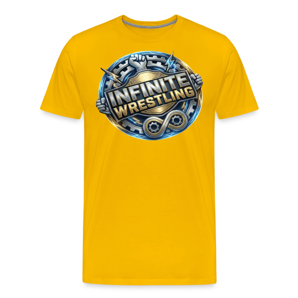 INFINITE Wrestling Tee - sun yellow