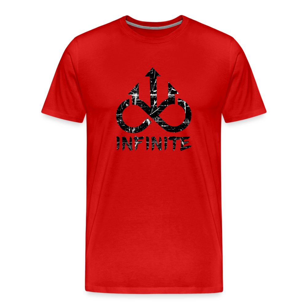 INFINITE Scuffed Premium T-Shirt - red