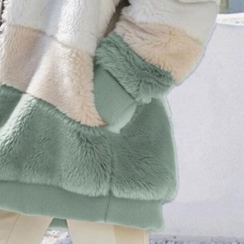 Big Boss Color Block Zip-Up Hooded Jacket