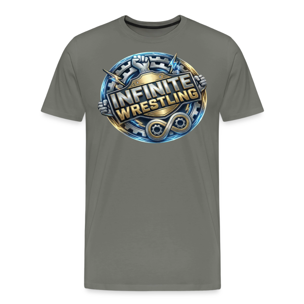 INFINITE Wrestling Tee - asphalt gray
