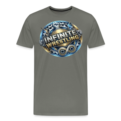 INFINITE Wrestling Tee - asphalt gray