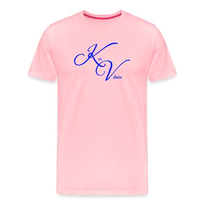 Kris Vilain Blue Print Tee - pink