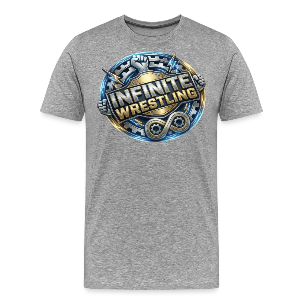 INFINITE Wrestling Tee - heather gray
