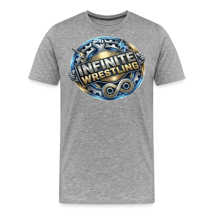 INFINITE Wrestling Tee - heather gray