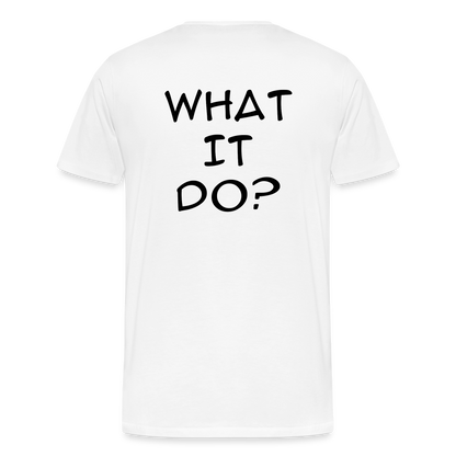 SB What It Do White Tee - white