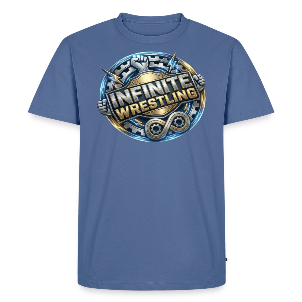 INFINITE Wrestling Tee - stone blue 