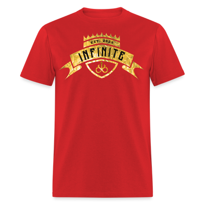 Crowned Jewel GOLD T-Shirt - red