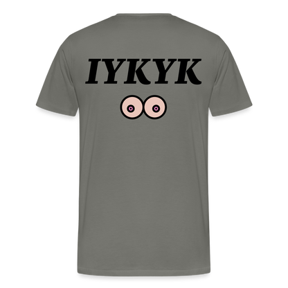 IYKYK - asphalt gray