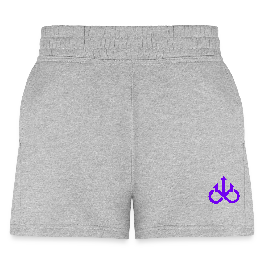 Women's INFINITE Jogger Shorts - heather gray