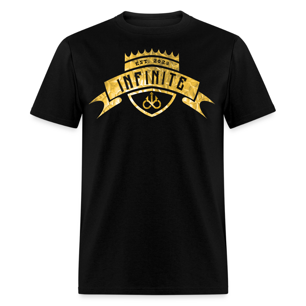 Crowned Jewel GOLD T-Shirt - black