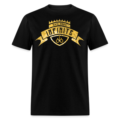Crowned Jewel GOLD T-Shirt - black