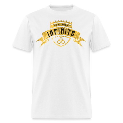 Crowned Jewel GOLD T-Shirt - white