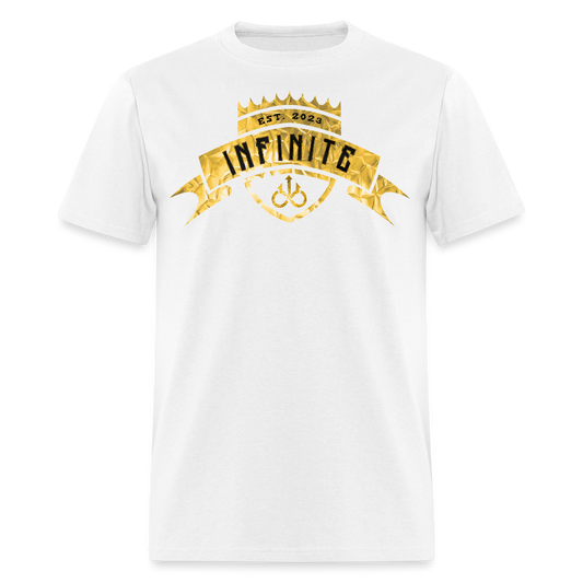 Crowned Jewel GOLD T-Shirt - white