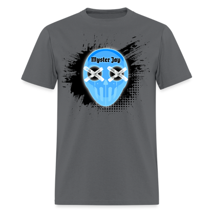 EMBRACE THE MADNESS Tee - charcoal