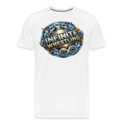 INFINITE Wrestling Tee - white