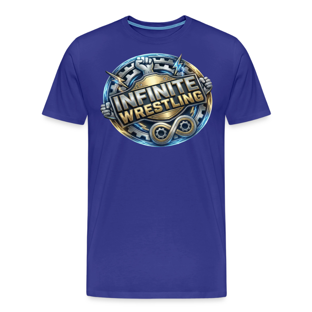 INFINITE Wrestling Tee - royal blue