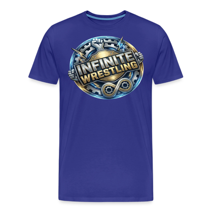 INFINITE Wrestling Tee - royal blue
