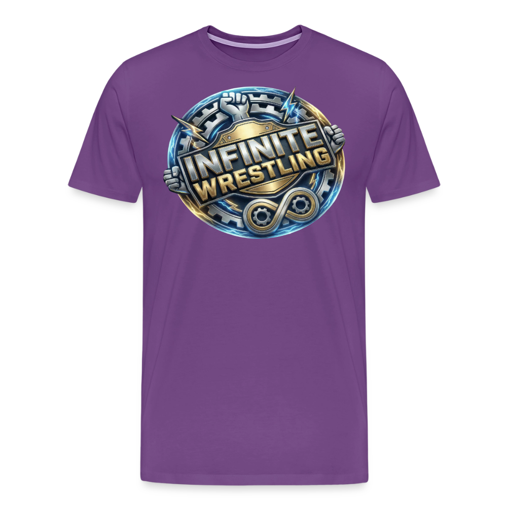 INFINITE Wrestling Tee - purple