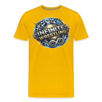 INFINITE Wrestling Tee - sun yellow