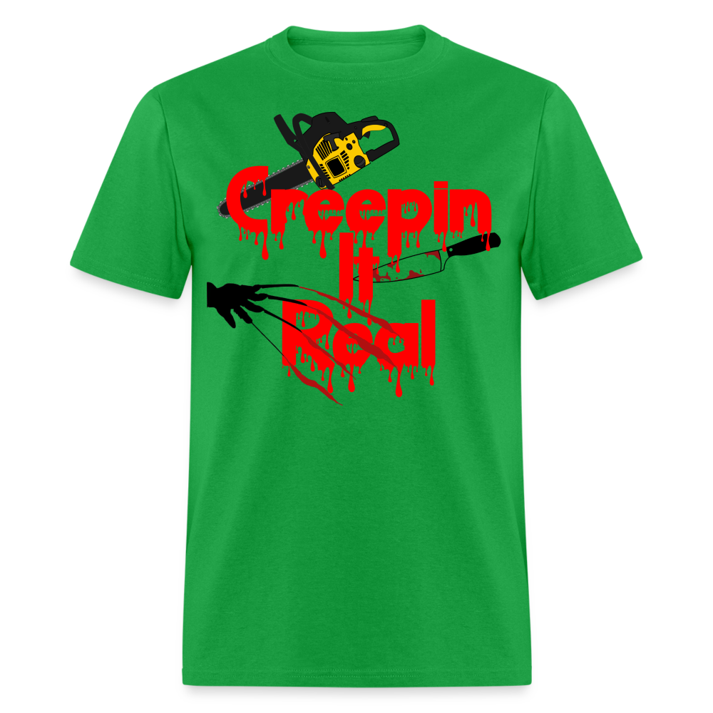 Creepin It Real Unisex T-Shirt - bright green
