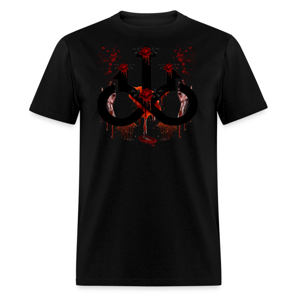BloodNRoses Unisex T-Shirt - black