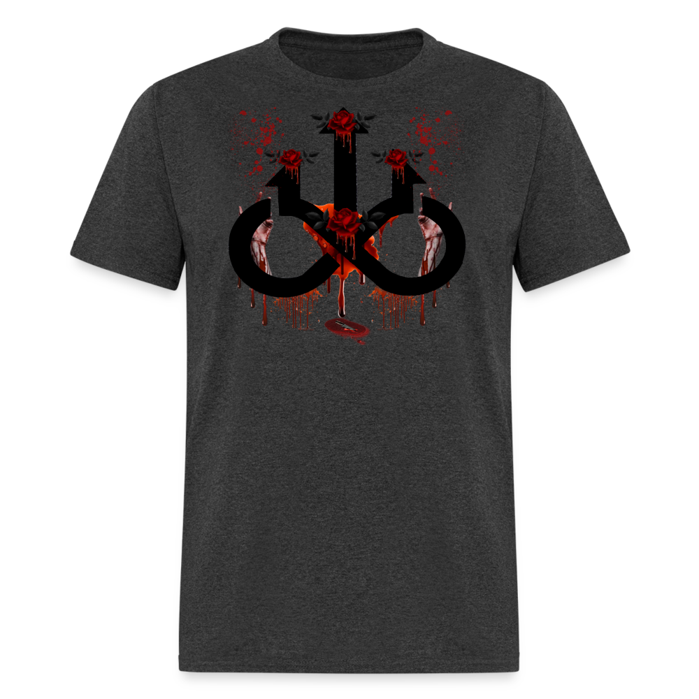 BloodNRoses Unisex T-Shirt - heather black