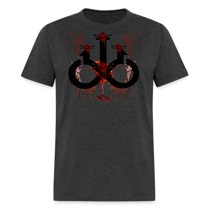 BloodNRoses Unisex T-Shirt - heather black