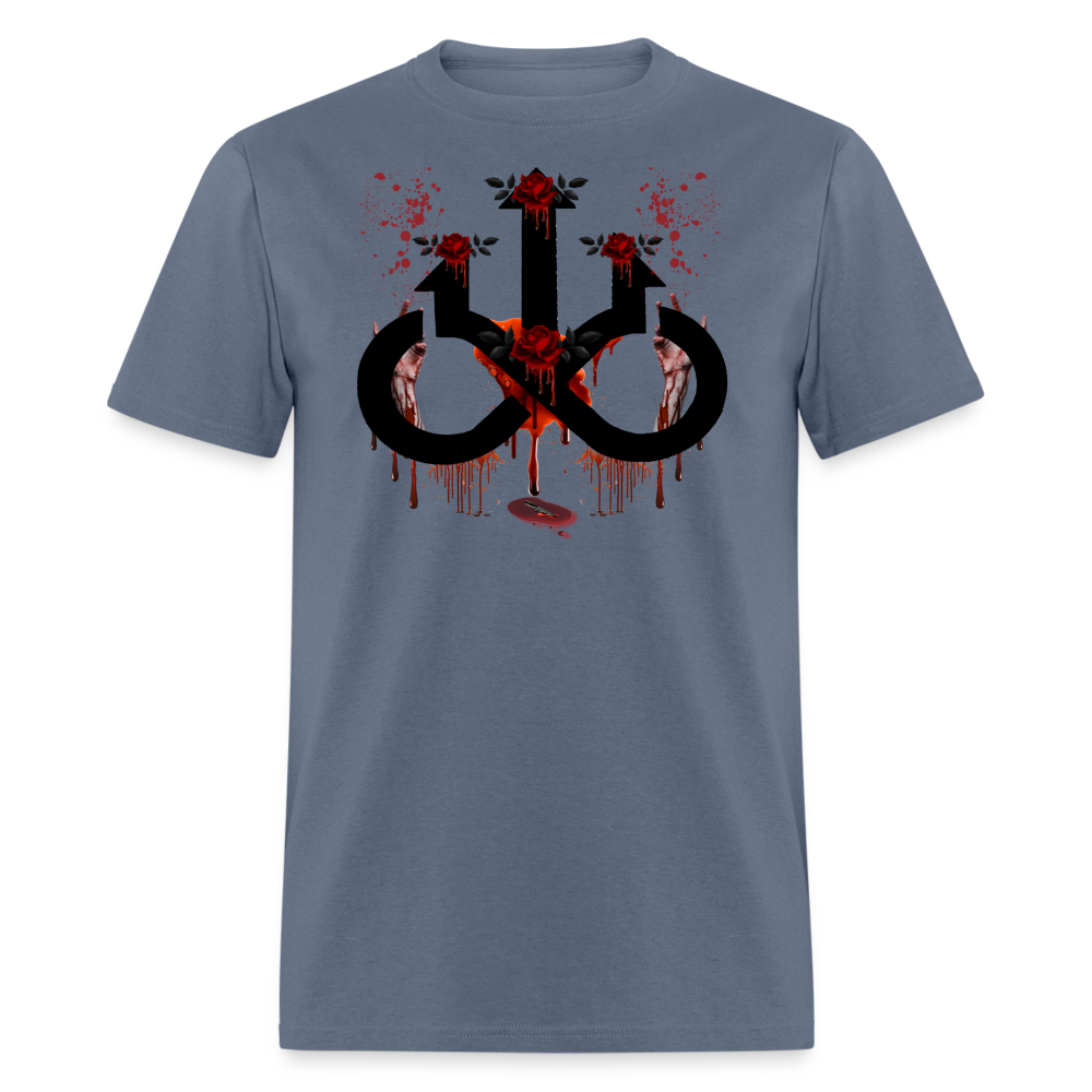 BloodNRoses Unisex T-Shirt - denim