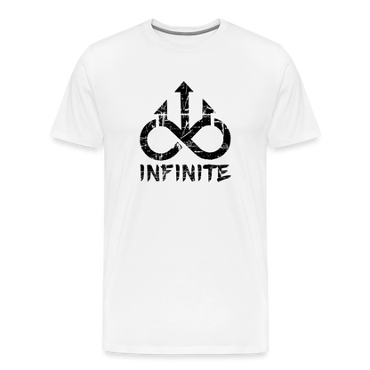 INFINITE Scuffed Premium T-Shirt - white