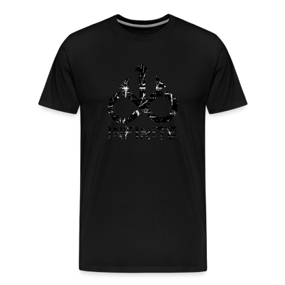 INFINITE Scuffed Premium T-Shirt - black
