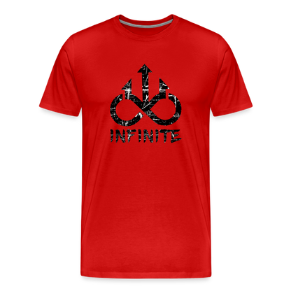 INFINITE Scuffed Premium T-Shirt - red