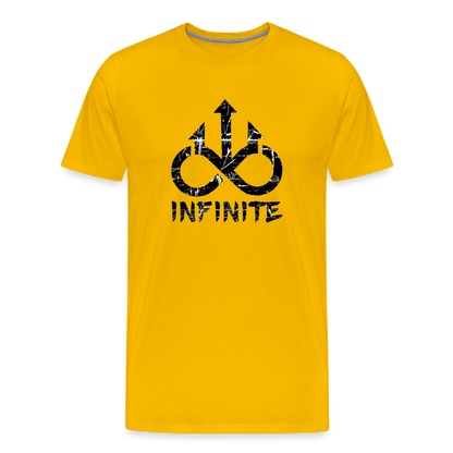 INFINITE Scuffed Premium T-Shirt - sun yellow