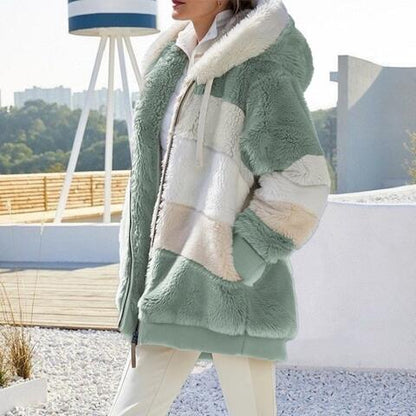 Big Boss Color Block Zip-Up Hooded Jacket