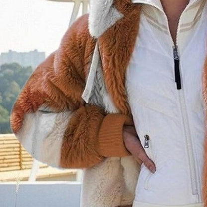 Big Boss Color Block Zip-Up Hooded Jacket